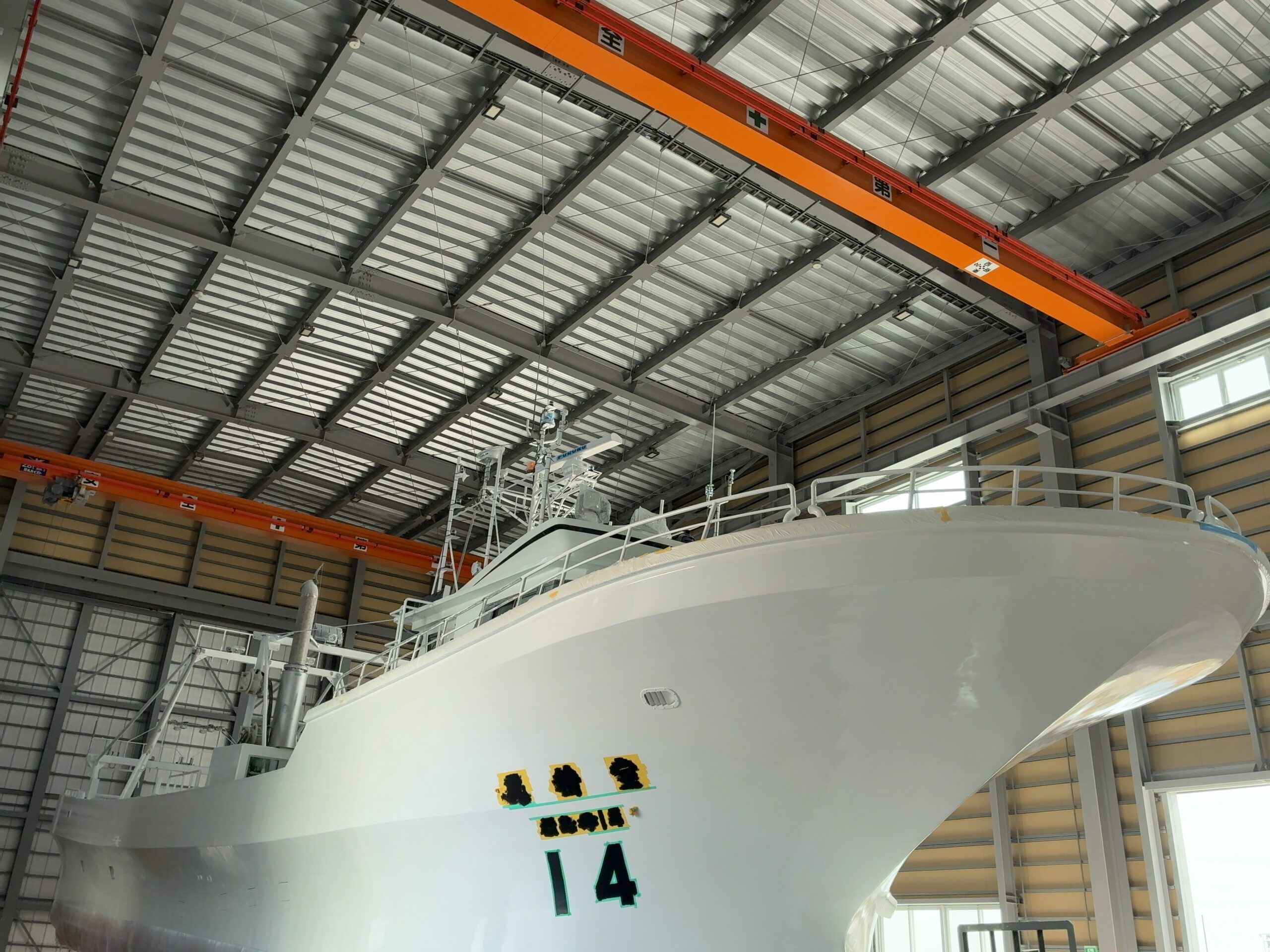 19t船「宝精丸」完成間近